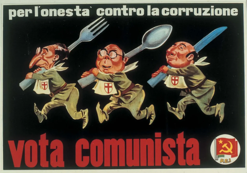 per l'onestà contro la corruzione vota comunista