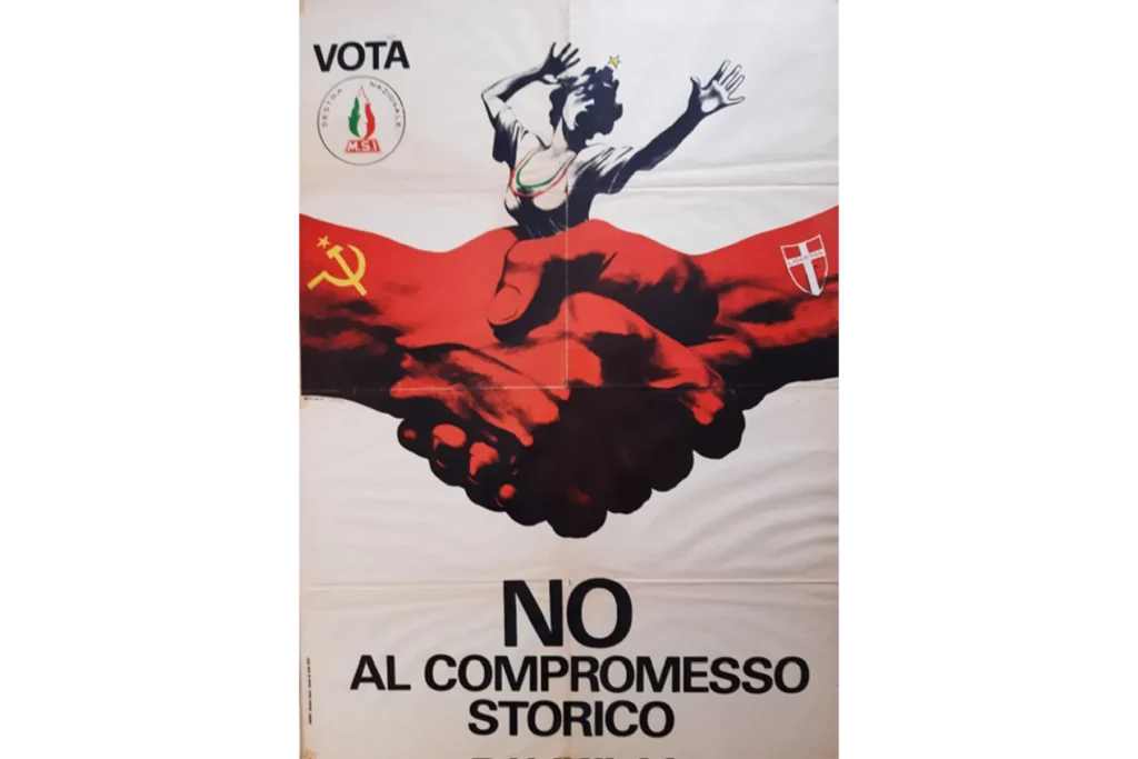 No al compromesso storico, Movimento sociale italiano, 1976.